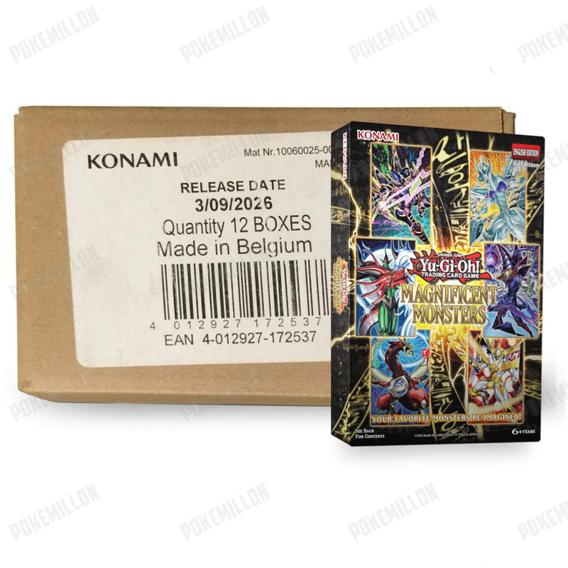 YuGiOh! | Case 12 Cajas Magnificent Monsters Pokemillon 001