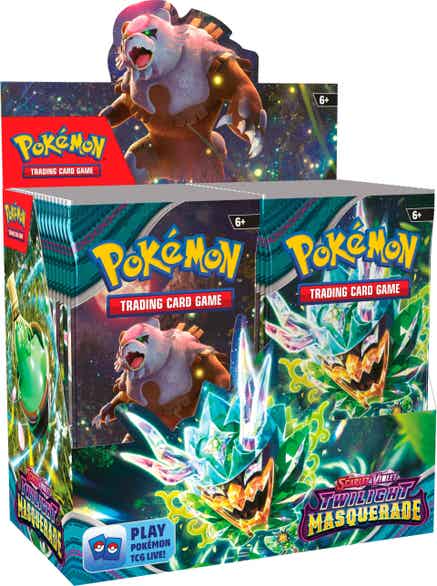 POKEMILLON Pokémon | Caja 36 Sobres Twilight Masquerade Inglés 2024