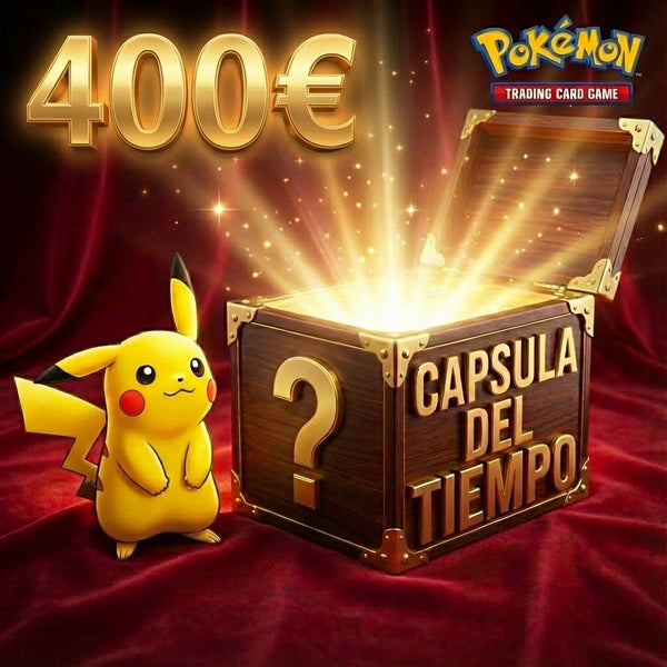 Cápsula del Tiempo Pokémon Mystery Box Español e Inglés 1999-2026