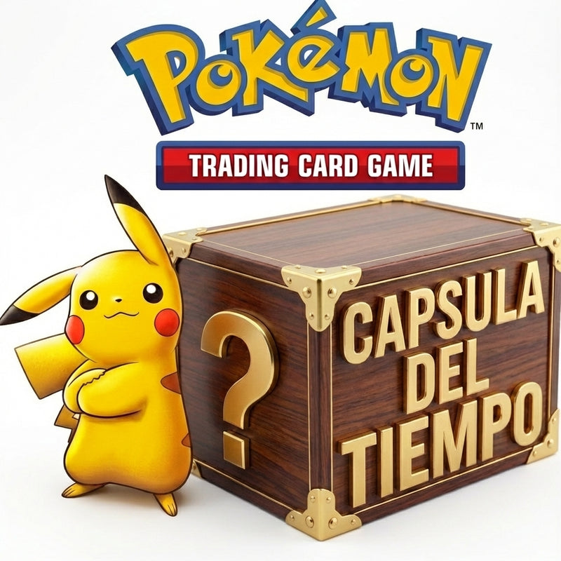 Cápsula del Tiempo Pokémon Mystery Box Español e Inglés 1999-2026 Pokemillon 001