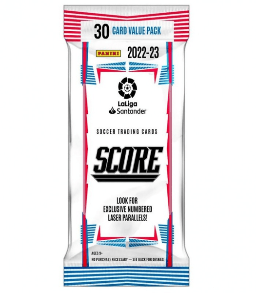 PANINI | Sobre Fat Pack SCORE 30 cartas LaLiga Santander 2022-2023