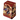 Caja porta mazo roja de One Piece con diseño de The Three Brothers, resistente y con capacidad para 40 cartas.