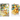 Figura coleccionable de Eevee durmiendo con soporte expositor y carta holográfica temática de la serie Dream Painting 3.0.