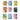 Set de 9 figuras Dream Painting de Eevee y sus evoluciones con cartas coleccionables y soportes de exhibición transparentes.