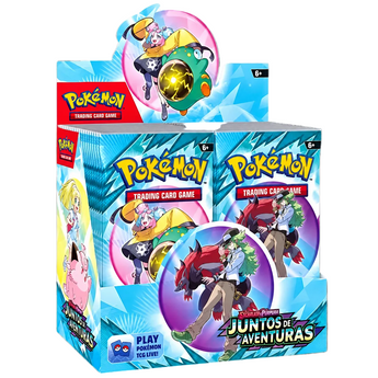 Caja 36 Sobres Juntos de Aventura | Journey Together Booster Box caja colorida de cartas pokemon