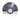 Lata metálica redonda de Pokémon en color azul y blanco con el logo oficial y diseño de Poké Ball brillante.