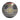 Lata metálica esférica de Pokémon color gris y rojo con el logo oficial y diseño de Poké Ball para cartas coleccionables.