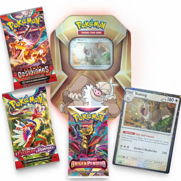 POKEMILLON Lata Slaking Whammy Tin 2024
