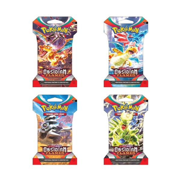Sobre Emblistado Llamas Obsidiana | Obsidian Flames Blister Booster Pokemillon 003