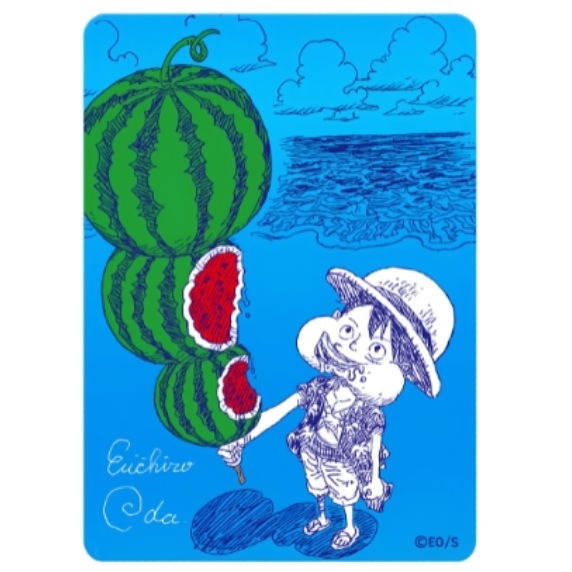 Luffy Natsucomi 2026 Metallic Card Watermelon