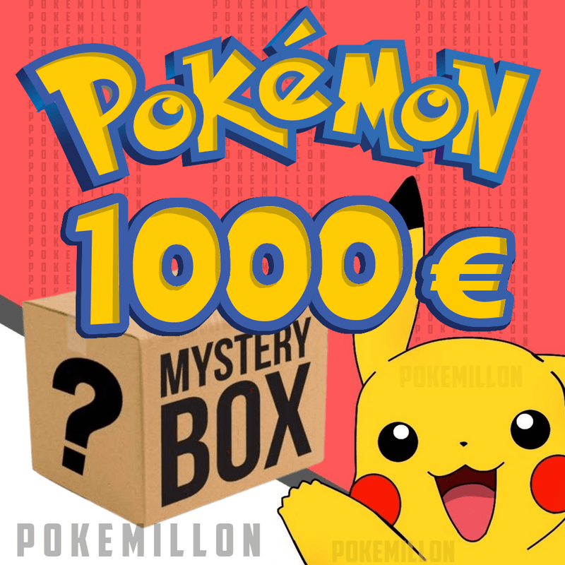Pokémon Mystery Box 1000€ Caja Misteriosa de Cartas Pokémon Pokemillon 002