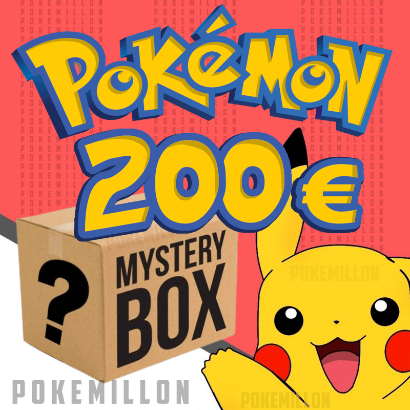 Pokémon Mystery Box 200€ Caja Misteriosa Cartas Pokémon Pokemillon 002