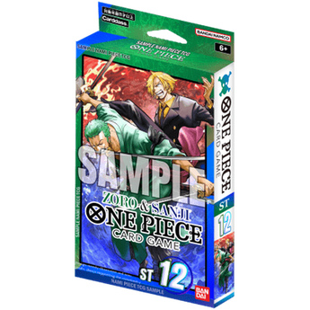 POKEMILLON One Piece | Mazo de Iniciación de Zoro y Sanji ST-12 Inglés 2023