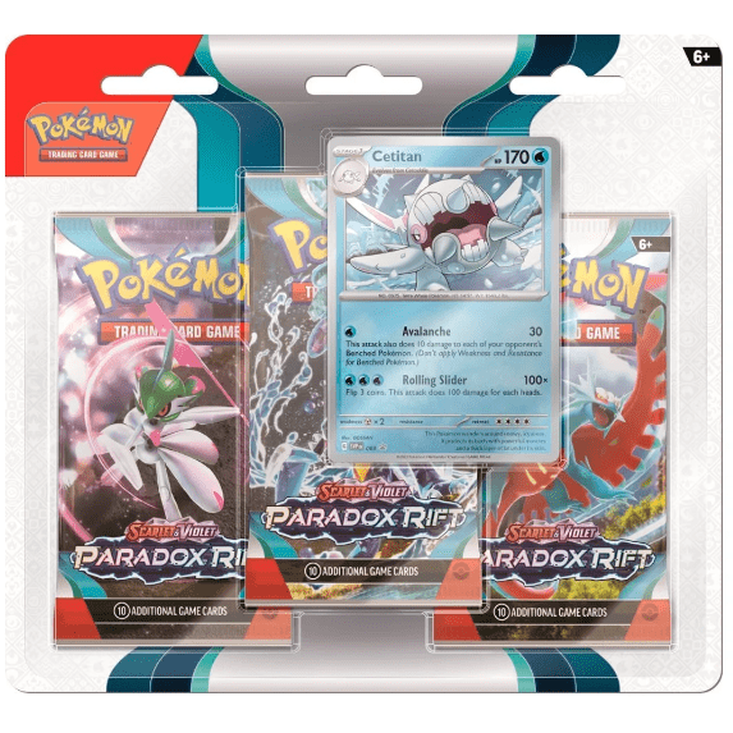 Blíster 3 Sobres Brecha Paradojica | Paradox Rift Pokemillon 003