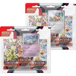 Pokémon | Blíster 3 Sobres Obsidian Flames Inglés 2023 segunda imagen