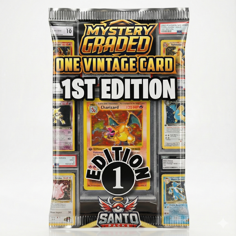 Mystery Graded Card 1st Edition Vintage - PSA, BGS, CGC Pokemillon 001