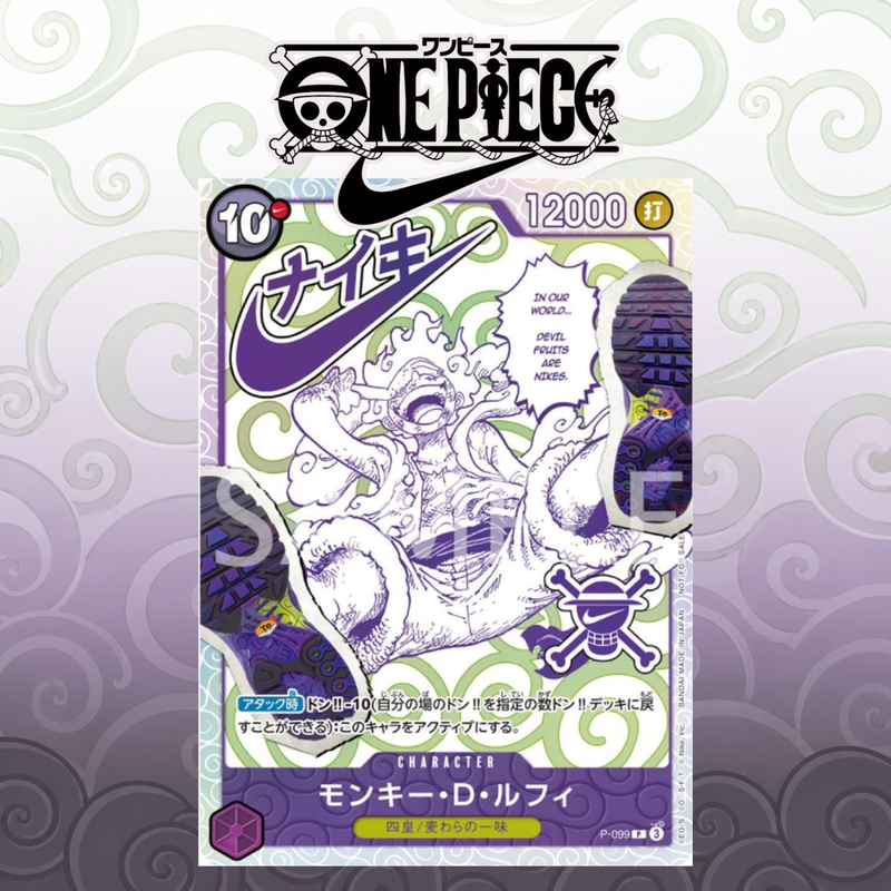 Monkey.D.Luffy Nike P-099 One Piece Japanese Promo Pokemillon 001