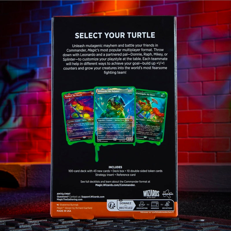 Magic x Teenage Mutant Ninja Turtles Commander Deck Turtle Power! Pokemillon 007