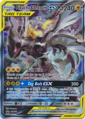 Lata XL Tag Team Pikachu & Zekrom GX Pokemillon 003