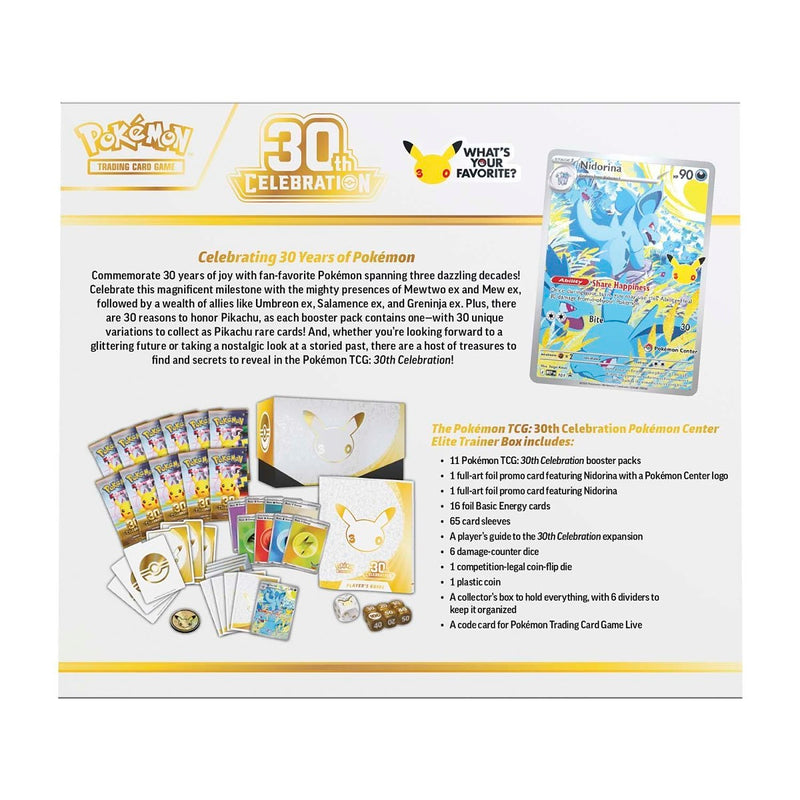 Pokémon Center ETB Celebrations 30th Pokemillon 009