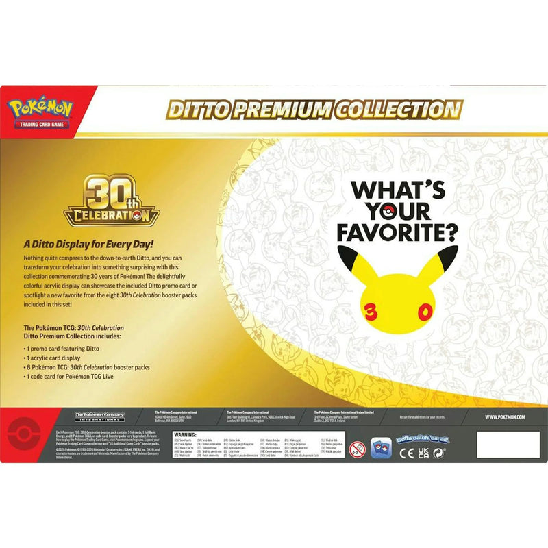 Ditto Premium Box Celebraciones 30 Aniversario | Celebrations 30th Pokemillon 004