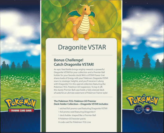 POKEMILLON Pokémon | Pokémon GO - Honor Ball Dragonite VAstro Inglés 2022