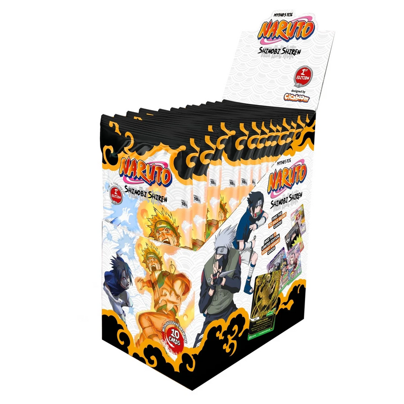 Naruto Mythos TCG | 24 Sobres Booster Box Set 2 Shinobi Shiren 1st Edition Pokemillon 001
