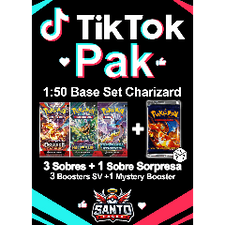 POKEMILLON TikTok Pak | 3 Sobres + 1 Sobre Extra en Español Santo Packs 2024