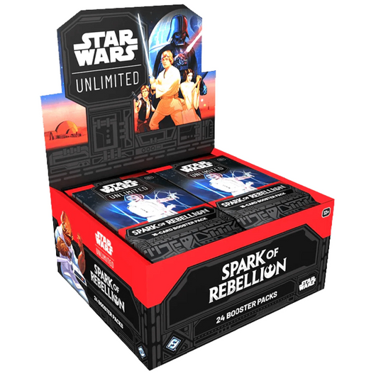 Star Wars Unlimited | Caja de 24 Sobres Spark of Rebellion Booster Inglés 2024