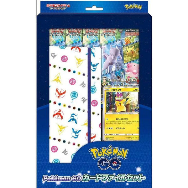 POKEMILLON Pokémon | Caja 4 Sobres Pokémon GO + Archivador Japonés 2022