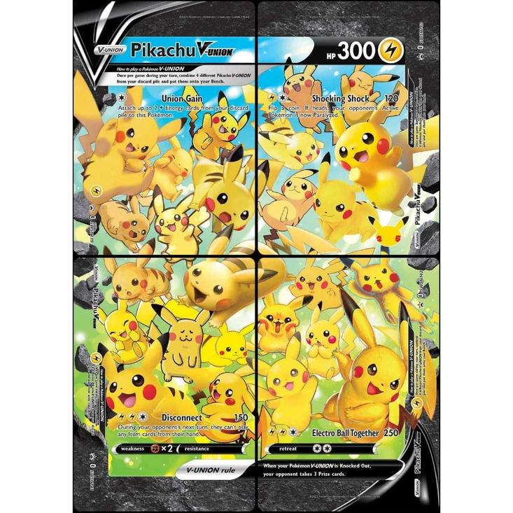 Pikachu V-Union Celebrations Special Collection Pokemillon 002