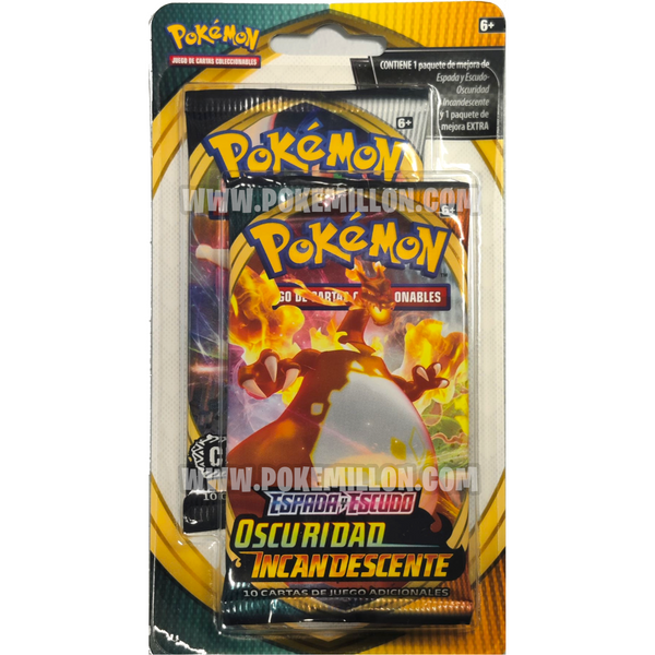Pokémon | Blíster Oscuridad Incandescente y Choque Rebelde 2022