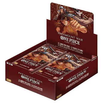 POKEMILLON One Piece | Caja 24 Sobres 1st Print Paramount War OP-02 Inglés 2022