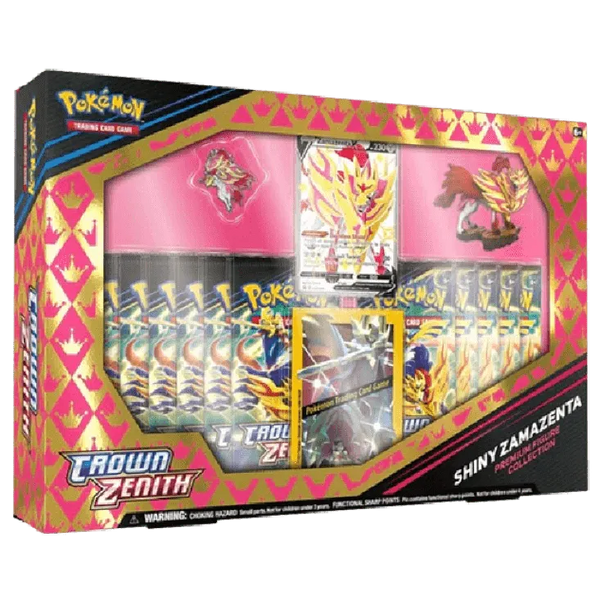POKEMILLON Pokémon | Caja Shiny Zamazenta con Figura Crown Zenith Inglés 2023