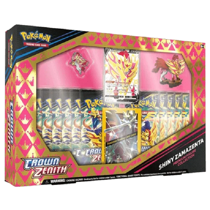 Shiny Zamazenta con Figura Cenit Supremo | Crown Zenith Pokemillon 001