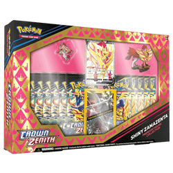 POKEMILLON Pokémon | Caja Shiny Zamazenta con Figura Cenit Supremo Español 2023