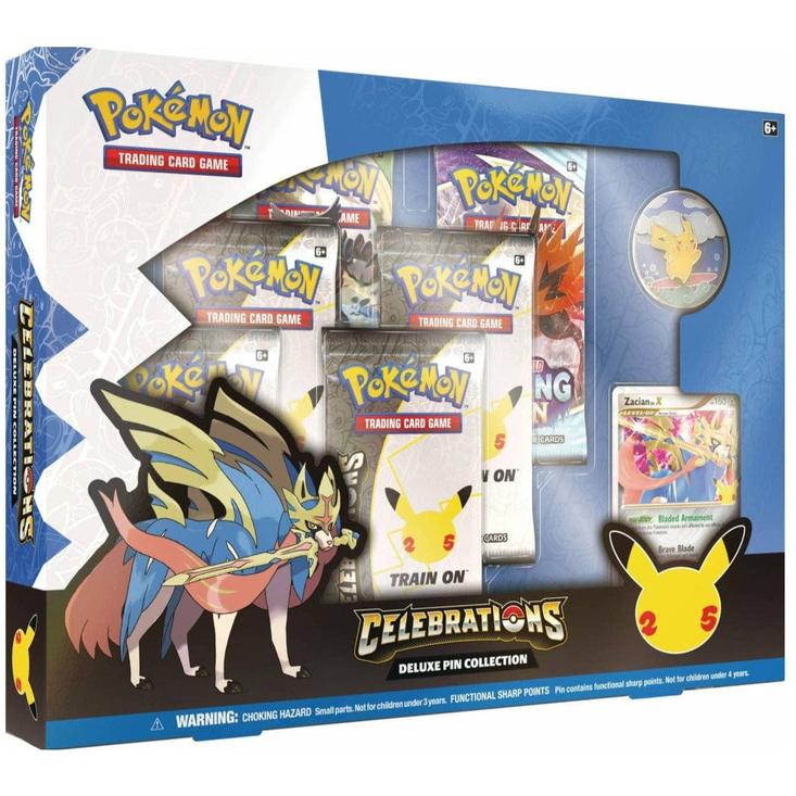 Caja Zacian Pin Collection Celebraciones | Celebrations Pokemillon 001
