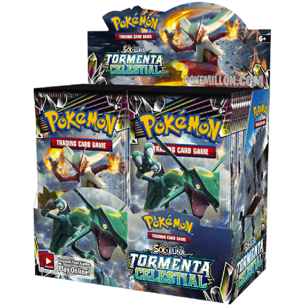 POKEMILLON Segunda Mano Pokémon | Caja 36 Sobres Sol Y Luna Tormenta Celestial 2018