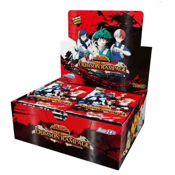 POKEMILLON My Hero Academia | Caja 24 Sobres Crimson Rampage Series 02 Inglés 2022