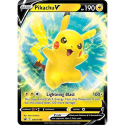 Jumbo Pikachu V Card