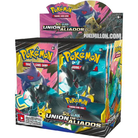 POKEMILLON Segunda Mano Pokémon | Caja 36 Sobres Sol y Luna Unión de Aliados 2018