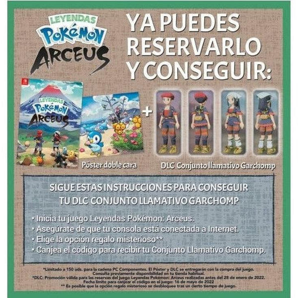 SWITCH | Leyendas Pokémon: Arceus + DLC + Póster Regalo - Pokemillon - 02