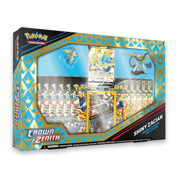 POKEMILLON Pokémon | Caja Shiny Zacian con Figura Cenit Supremo Español 2023