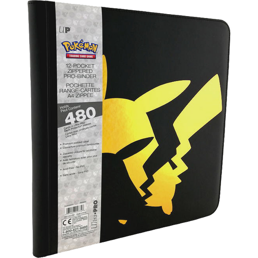 Ultra Pro x Pokémon | Álbum 480 Bolsillos 12 por Página con Cremallera PRO-Binder